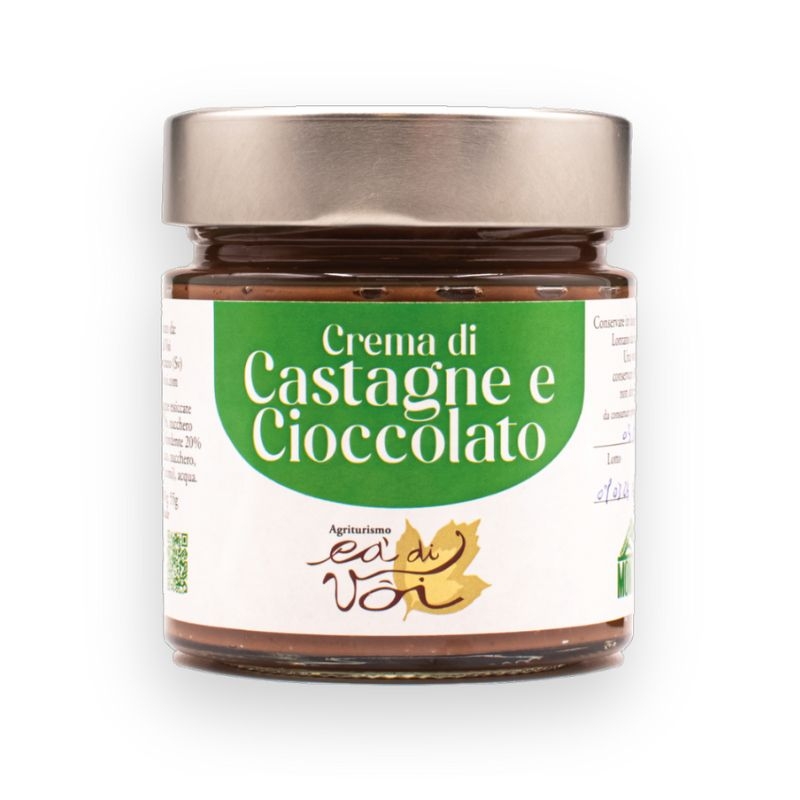 Crema di castagne e cioccolato 260g (castagne di Calizzano, presidio Slow Food)