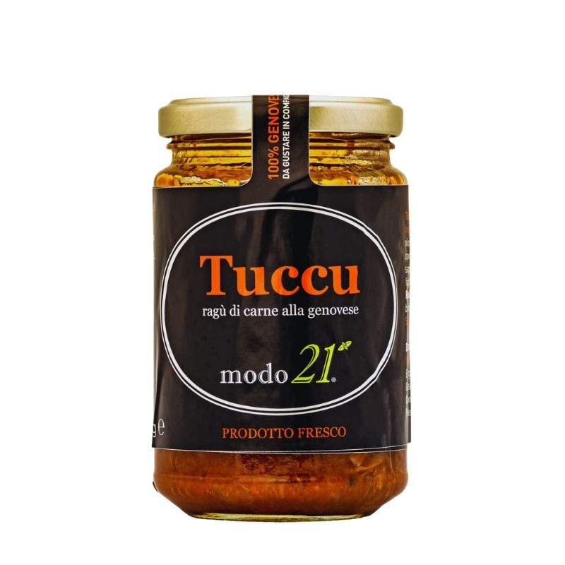 Tuccu genovese modo21, vasetto da 250 grammi in vendita online su www.molomodo21.it