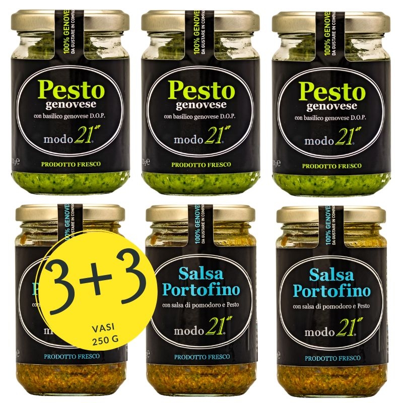 Pesto et Sauce Portofino (6pcs de 250g)