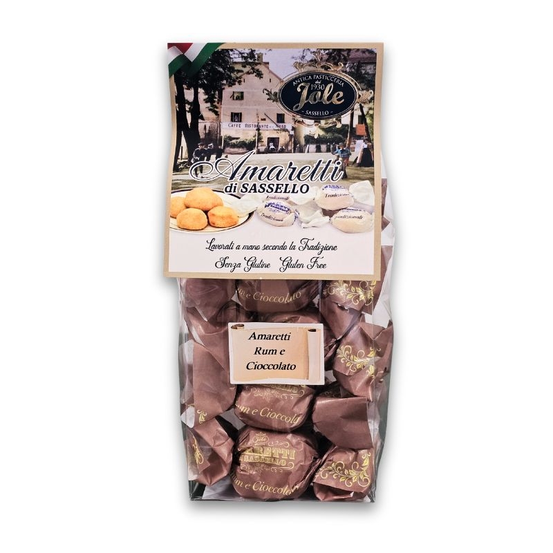 Amaretti mit Rum und Schokotropfen 250g