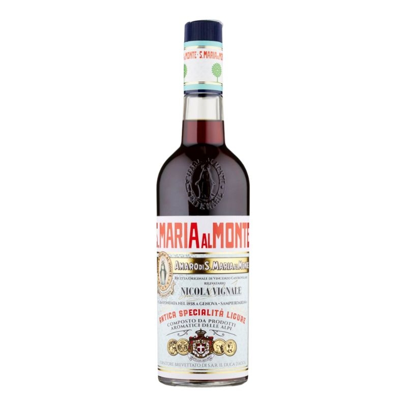 Amaro Santa Maria al Monte, liquore tipico genovese inventato nel 1858. Vendita online.