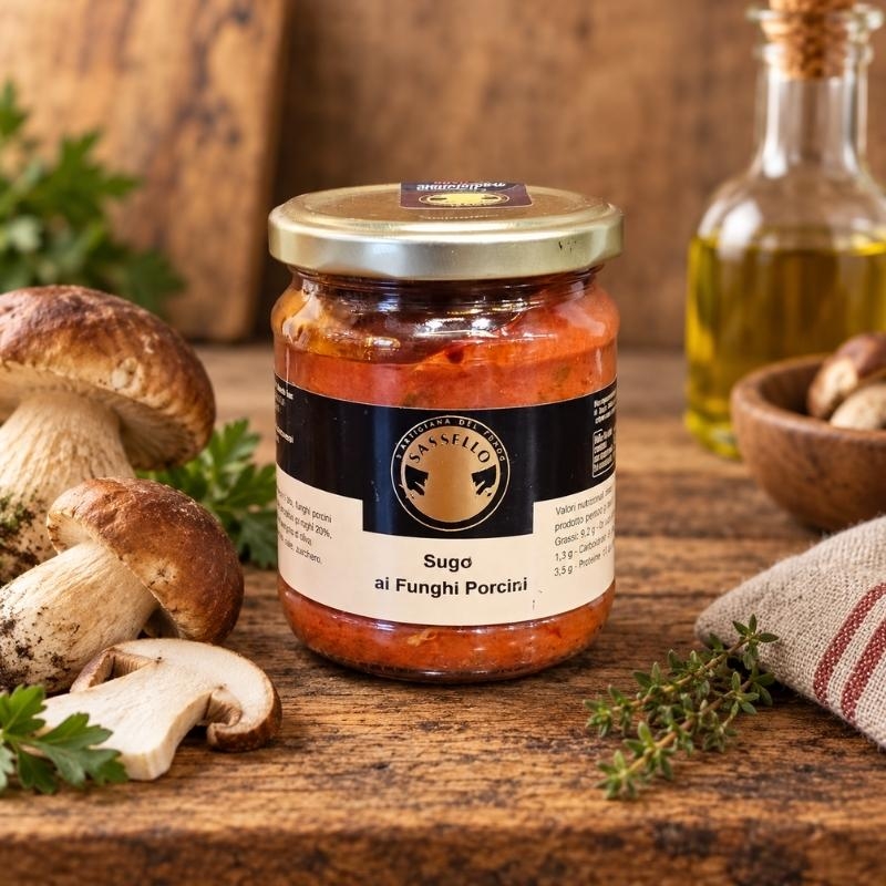 Tomatensauce mit Steinpilzen 180g