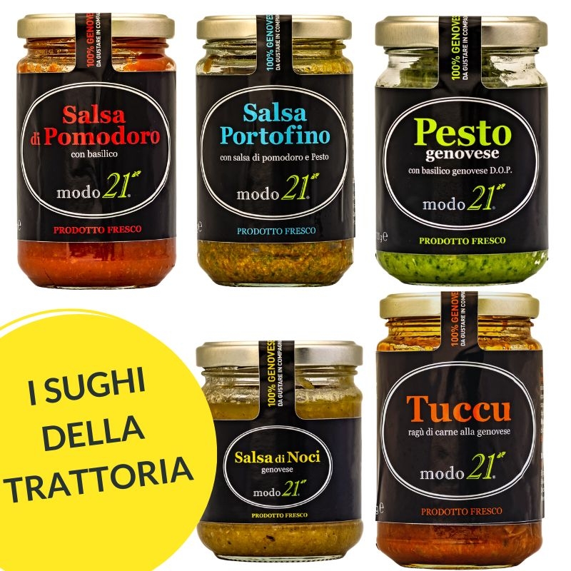 Ligurische Soßen aus der Trattoria (5pcs)