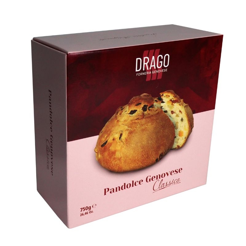 Pandolce classico genovese. Il pandolce alto è la ricetta del dolce di Natale tradizionale di Genova.