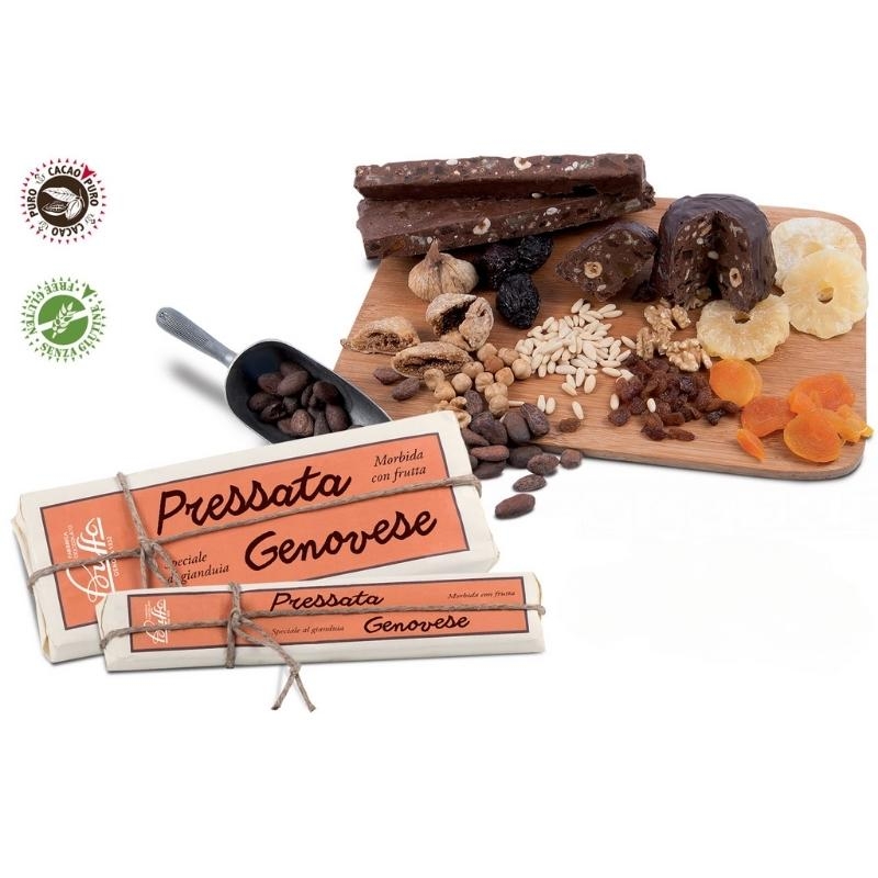 Pressata genovese® barre gianduja aux fruits secs 130g