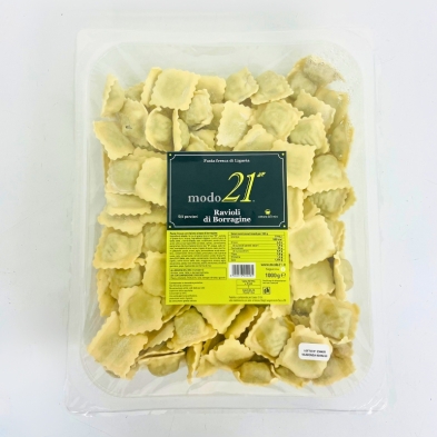 ravioli borragine vendita confezione da 1 kg - specialità liguri - Molo modo21