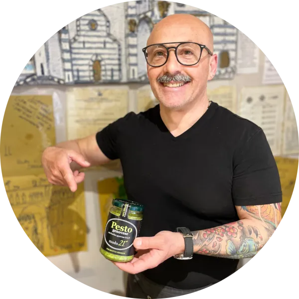 Le pesto modo21 de la Trattoria Cavour est le meilleur pesto genovese Le pesto modo21 de la Trattoria Cavour est le meilleur pesto genovese